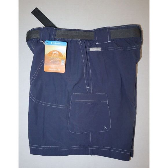 Columbia 1386071 Women's Sz XS (6) Blue Omni-Shade Sandy River Cargo Shorts - Picture 3 of 4